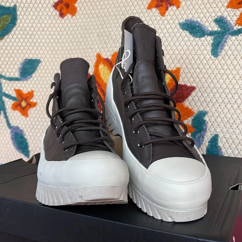 Converse A00911C CTAS LUGGED 2.0 CC HI VELVET BROWN/PAPYRUS/WHITE WMNS Platforms